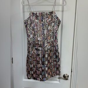 Nasty gal checkerboard mini dress